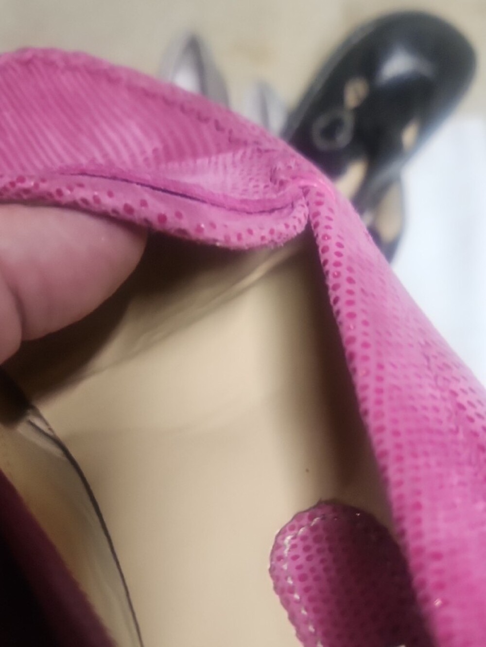 Vaneli Fuchsia Textured Slip-On Moccasins - Picture 7 of 8